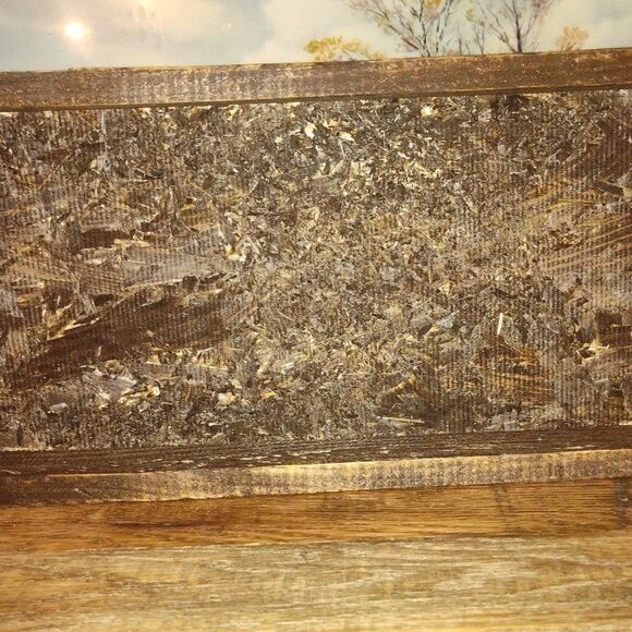 Reclaimed Wood Rustic Shadow Box for Crafters and Artists  Stained, Eco-Friendly - Picture 3 of 5